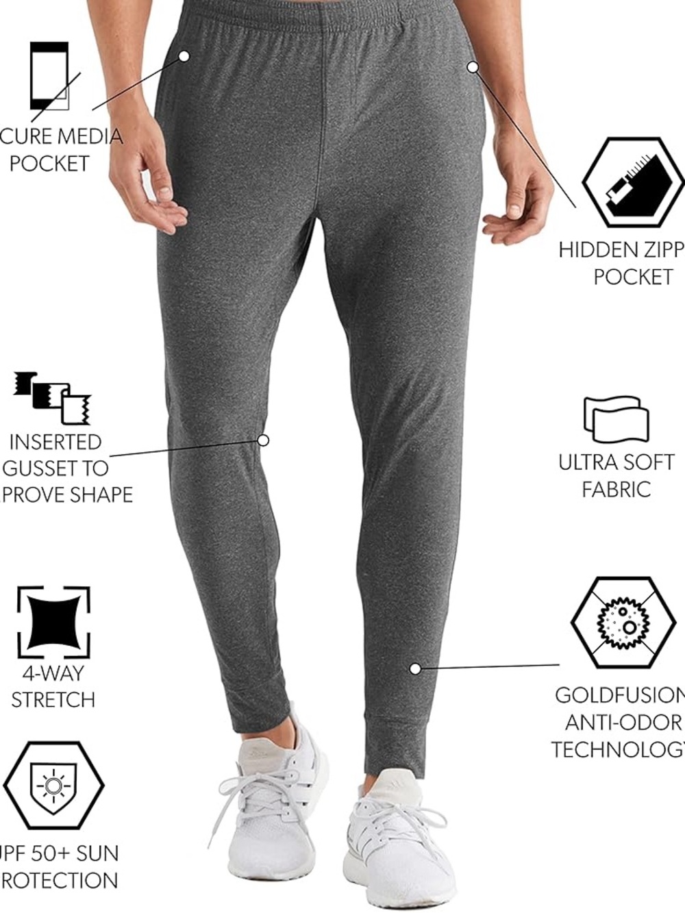Rhône Reign Joggers Grey